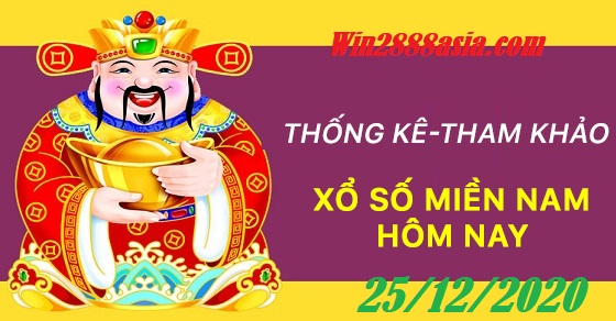 Soi cầu XSMN 25-12-2020 Win2888