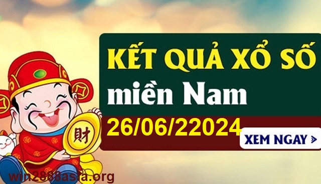 Soi cầu XSMN 26-06-2024 Win2888 Dự đoán xổ số miền nam thứ 4