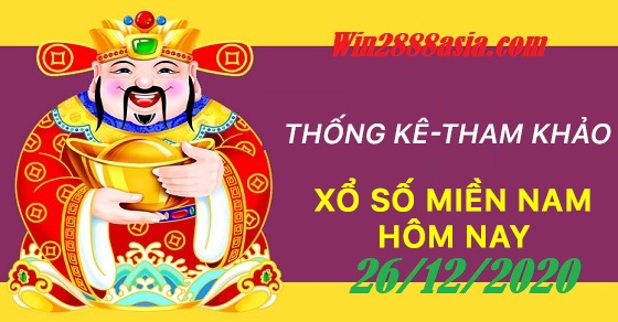 Soi cầu XSMN 26-12-2020 Win2888