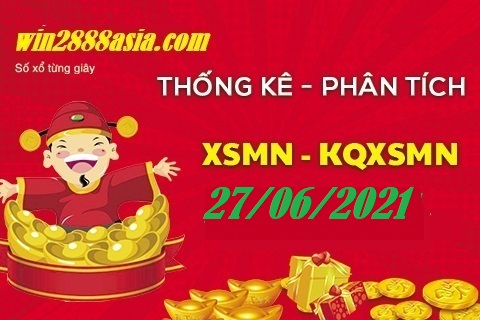 Soi cầu XSMN 27-6-2021 Win2888