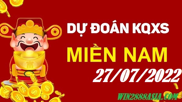 Soi cầu XSMN 27-07-2022 Win2888 Dự đoán xổ số miền nam VIP thứ 4