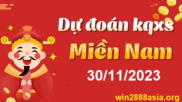 Soi cầu XSMN 30-11-2023 Win2888 Dự đoán cầu lô miền nam thứ 5