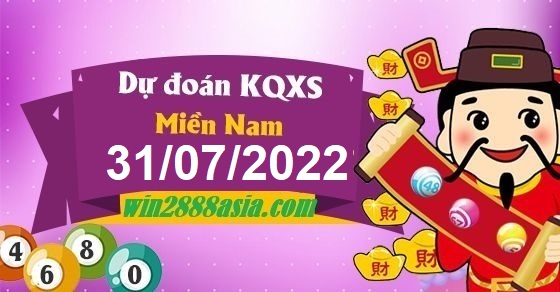 Soi cầu XSMN 31-07-2022 Win2888 Dự đoán xổ số miền nam chủ nhật