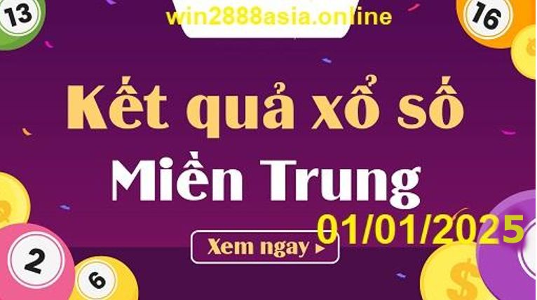 Soi cầu XSMT 01-01-2025 Win2888 Dự đoán xổ số miền trung thứ 4