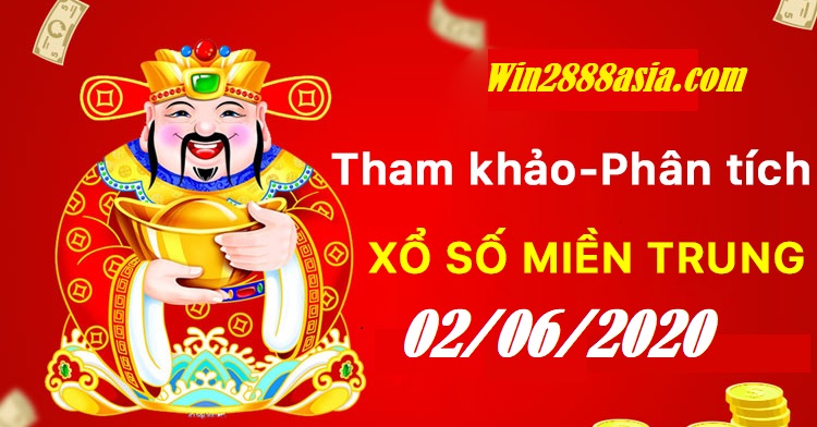 Soi cầu XSMT 2-6-2020 Win2888