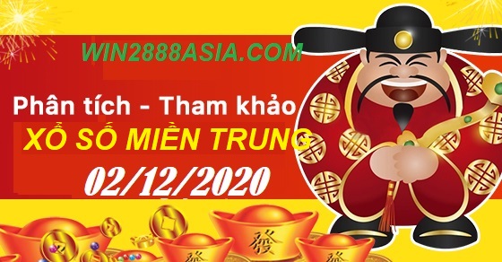 Soi cầu XSMT 2-12-2020 Win2888 Dự đoán Lô Đề Miền Trung thứ 4