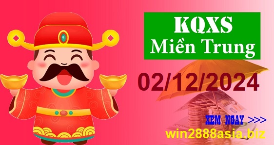 Soi cầu XSMT 02-12-2024 Win2888 Chốt số Cầu Lô Miền Trung thứ 2