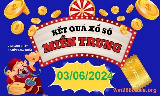 Soi cầu XSMT 03-06-2024 Win2888 Dự đoán Xổ số Miền Trung thứ 2