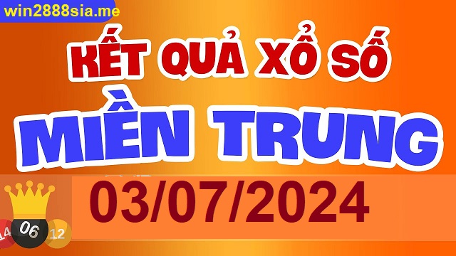 Soi cầu XSMT 03-07-2024 Win2888 Dự đoán Xổ Số Miền Trung thứ 4