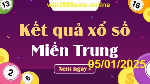 Soi cầu XSMT 05-01-2025 Win2888 Chốt số lô đề miền trung chủ nhật