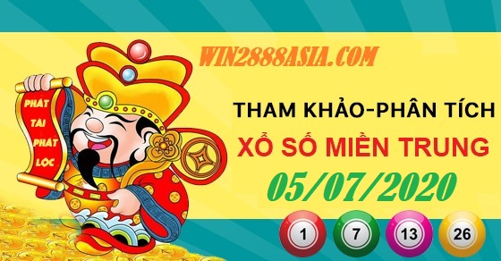 Soi cầu XSMT 5-7-2020 Win2888