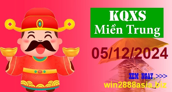 Soi cầu XSMT 05-12-2024 Win2888 Dự đoán xổ số miền trung thứ 5 