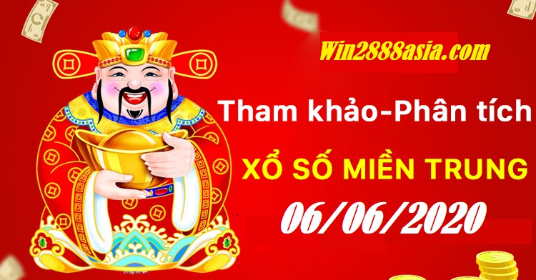 Soi cầu XSMT 6-6-2020 Win2888