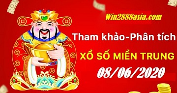 Soi cầu XSMT 8-6-2020 Win2888