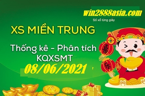 Soi cầu XSMT 8-6-2021 Win2888 Dự đoán Lô Đề Miền Trung thứ 3