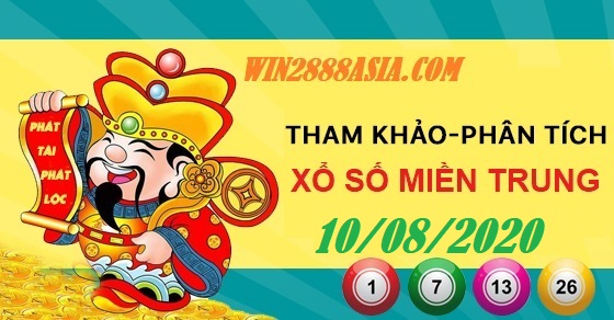 Soi cầu XSMT 10-8-2020 Win2888