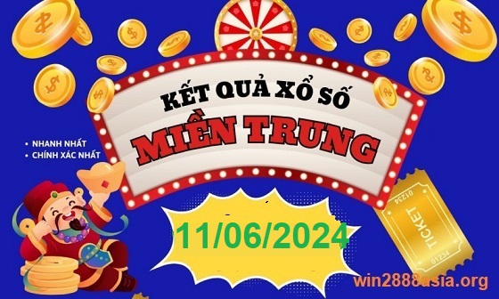 Soi cầu XSMT 11-06-2024 Win2888 Dự đoán xổ số miền trung thứ 3