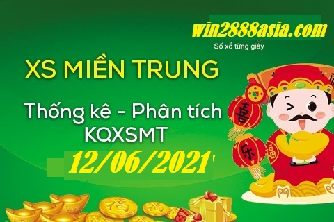 Soi cầu XSMT 12-6-2021 Win2888 Chốt số Xỉu Chủ Miền Trung thứ 7