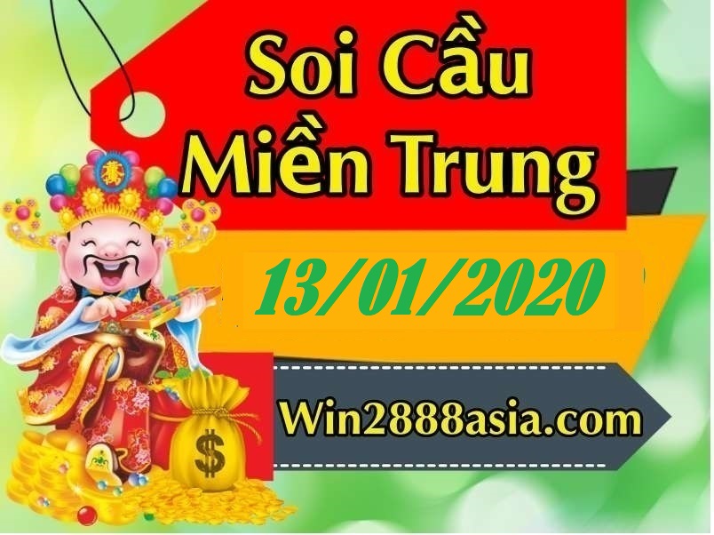 Soi cầu XSMN 13-1-2020 Win2888