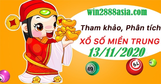 Soi cầu XSMT 13-11-2020 Win2888