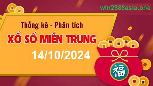 Soi cầu XSMT 14-10-2024 Win2888 Dự đoán Dàn Đề Miền Trung thứ 2