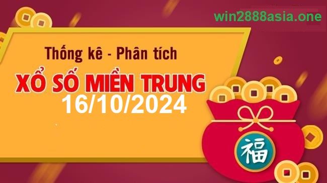 Soi cầu XSMT 16-10-2024 Win2888 Dự đoán Cầu Lô Miền Trung thứ 4