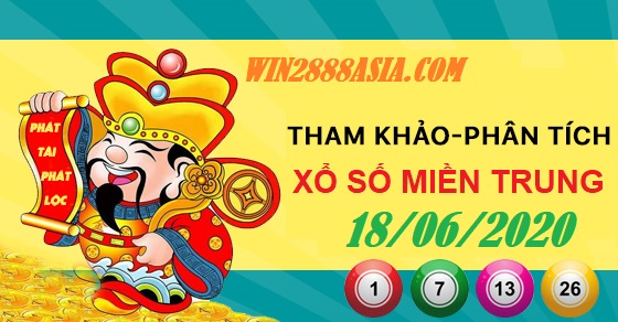 Soi cầu XSMT 18-6-2020 Win2888