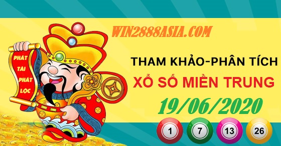 Soi cầu XSMT 19-6-2020 Win2888