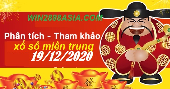 Soi cầu XSMT 19-12-2020 Win2888