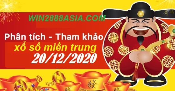 Soi cầu XSMT 20-12-2020 Win2888