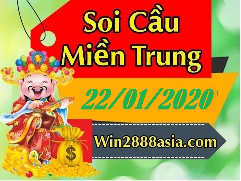 Soi cầu XSMT 22-1-2020 Win2888