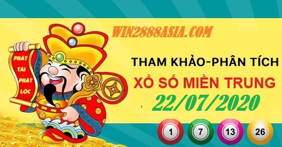 Soi cầu XSMT 22-7-2020 Win2888