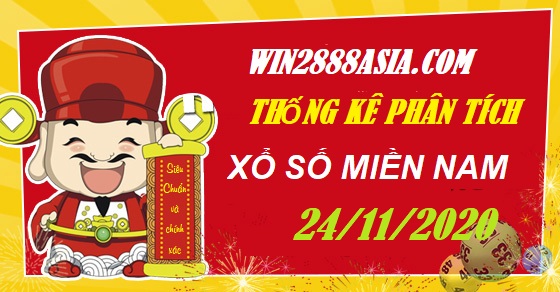 Soi cầu XSMN 24-11-2020 Win2888