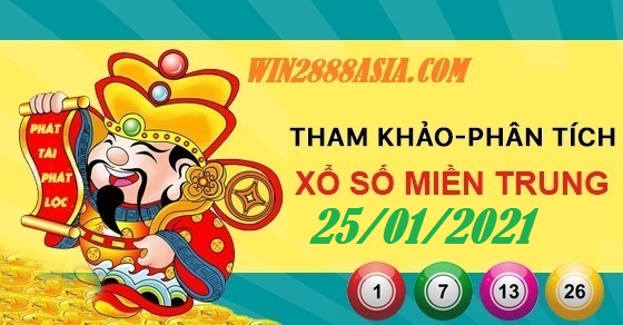 Soi cầu XSMT 25-1-2021 Win2888