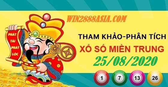 Soi cầu XSMT 25-8-2020 Win2888