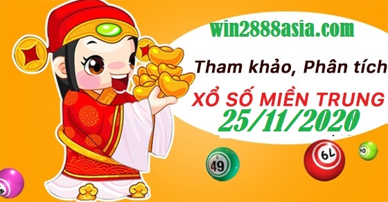 Soi cầu XSMT 25-11-2020 Win2888