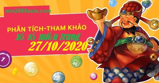 Soi cầu XSMT 27-10-2020 Win2888