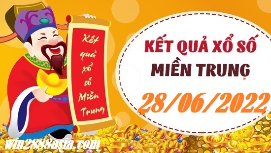 Soi cầu XSMT 28-06-2022 Win2888 Chốt số Xỉu Chủ Miền Trung thứ 3