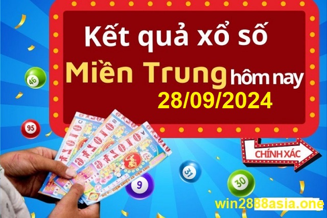 Soi cầu XSMT 28-09-2024 Win2888 Chốt số lô đề miền trung thứ 7