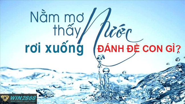 MƠ NGÃ NƯỚC ĐÁNH CON GÌ