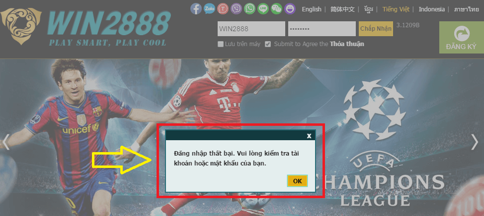 Tài khoản không hoạt động tại Win2888 - Làm Gì Khi Quên Tài Khoản