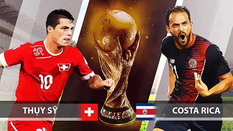 Soi kèo nhà cái trận Thụy Sỹ vs Costa Rica lúc 01h00 ngày 28/06 tại World cup 2018